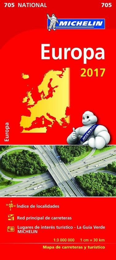 Mapa National Europa - MICHELIN ED.2017 | 9782067218277 | MICHELIN | Librería Castillón - Comprar libros online Aragón, Barbastro