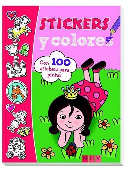 Stickers y colores : Princesas : Con 100 stickers para pintar | 9783849911256 | Librería Castillón - Comprar libros online Aragón, Barbastro