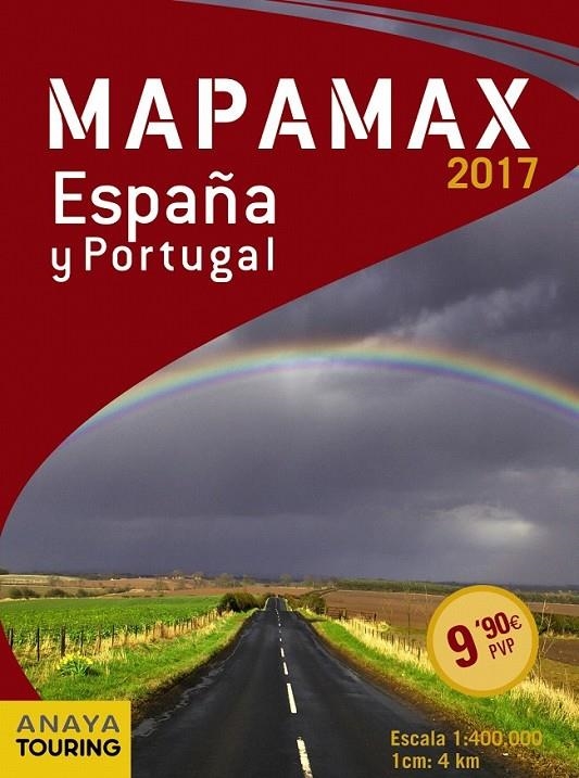 Mapamax - 2017 | 9788499359663 | Anaya Touring | Librería Castillón - Comprar libros online Aragón, Barbastro