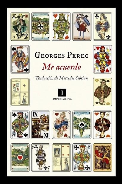 Me acuerdo | 9788416542741 | Perec, Georges | Librería Castillón - Comprar libros online Aragón, Barbastro