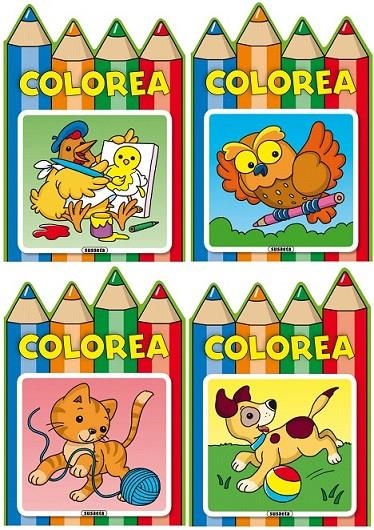 Colorea (4 títulos) | 9788467751833 | Susaeta, Equipo | Librería Castillón - Comprar libros online Aragón, Barbastro