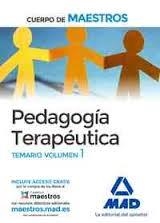 CUERPO DE MAESTROS. PEDAGOGÍA TERAPÉUTICA. TEMARIO. VOLUMEN 1 | 9788414203248 | NO DISPONIBLE | Librería Castillón - Comprar libros online Aragón, Barbastro