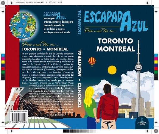 TORONTO MONTREAL - ESCAPADA AZUL ED.2017 | 9788416766628 | Cabrera, Daniel; García, Jesús | Librería Castillón - Comprar libros online Aragón, Barbastro