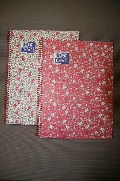 CUADERNO ESPIRAL EBK OXFORD FLORAL A4+ 80H 90GR CUADRICULA 5MM CR 4TAL T.ENC. 400088002 | 8412771018221 | Librería Castillón - Comprar libros online Aragón, Barbastro