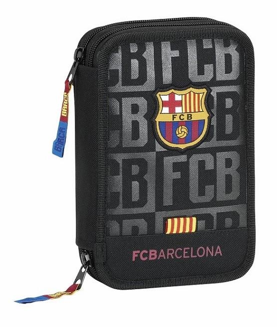 PLUMIER DOBLE PQÑO 34 PZAS F.C.BARCELONA BLACK 411725054 | 8412688269532 | Librería Castillón - Comprar libros online Aragón, Barbastro