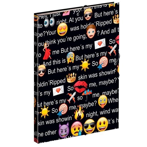 CARPETA CARTÓN GOMAS 3 SOLAPAS A4 EMOJI TALK 54242 | 8414778542426 | Librería Castillón - Comprar libros online Aragón, Barbastro