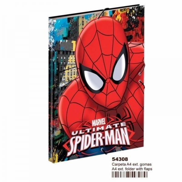 CARPETA CARTÓN GOMAS 3 SOLAPAS A4 SPIDERMAN TOWN 54308 | 8414778543089 | Librería Castillón - Comprar libros online Aragón, Barbastro