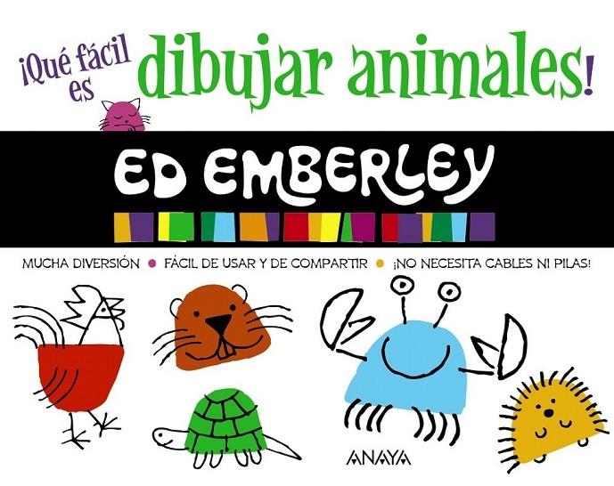 ¡Qué fácil es dibujar animales! | 9788469833841 | Emberley, Ed | Librería Castillón - Comprar libros online Aragón, Barbastro