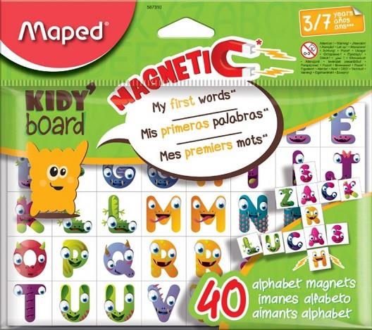 IMANES ALFABETO MAYÚSCULAS KIDY BOARD MAPED 40 LETRAS  | 3154145873108 | Librería Castillón - Comprar libros online Aragón, Barbastro