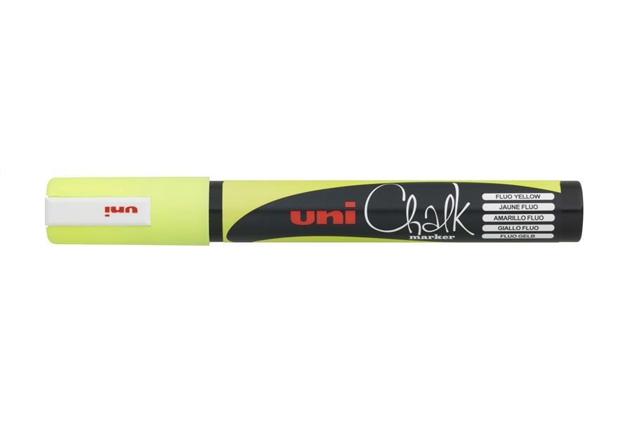 UNIBALL CHALK PWE-5M AMARILLO FLUORESCENTE ROTULADOR TIZA | 4902778140024 | Librería Castillón - Comprar libros online Aragón, Barbastro