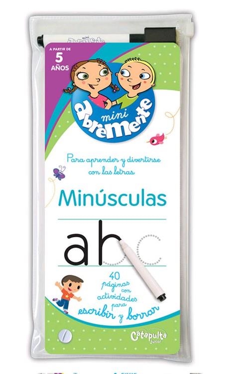 ABREMENTE PARA ESCRIBIR Y BORRAR - MINÚSCULAS | 9789876374798 | LOS EDITORES DE PLAYBAC | Librería Castillón - Comprar libros online Aragón, Barbastro