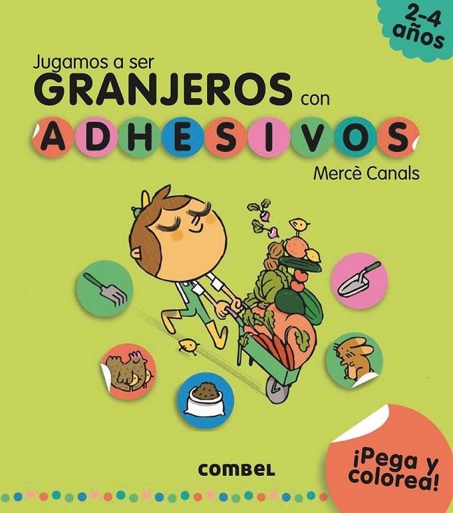 Jugamos a ser granjeros con adhesivos | 9788491011576 | Canals Ferrer, Mercè | Librería Castillón - Comprar libros online Aragón, Barbastro