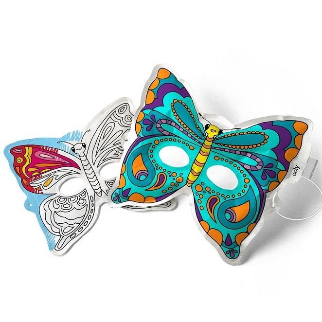 GLOBO COLOREABLE MÁSCARAS DE MARIPOSAS ALEGRES - 3D COLORABLE BALLONS BREEZY BUTTERFLY MASKS | 879426008354 | Librería Castillón - Comprar libros online Aragón, Barbastro