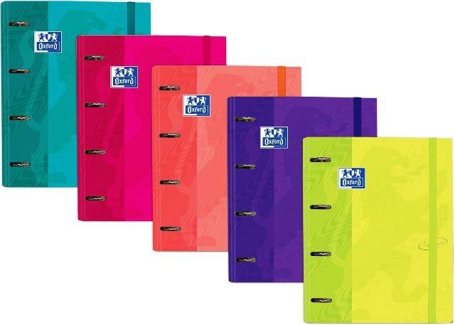 CARPETA ANILLAS 4A 25MM A5+ OXFORD SOFT TOUCH TE COLORES SURTIDOS | 8412771020187 | Librería Castillón - Comprar libros online Aragón, Barbastro