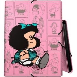 CARPETA 3 SOLAPAS FORRADA MAFALDA 2017 VIÑETAS 82401925 | 8413623248872 | Librería Castillón - Comprar libros online Aragón, Barbastro