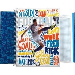 CUADERNO FORRADO A5 CUADRÍCULANO LIMITS FUTBOL 16511922 | 8413623663453 | Librería Castillón - Comprar libros online Aragón, Barbastro