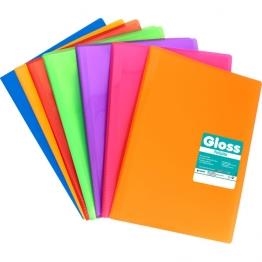 CARPETA 20 FUNDAS POLIPLAS FOLIO GLOSS MOSTAZA1452560 | 8413623149131 | Librería Castillón - Comprar libros online Aragón, Barbastro