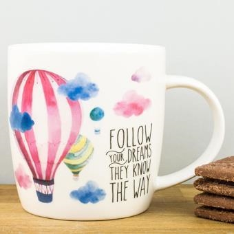 TAZA BUONGIORNO FOLLOW YOUR DREAMS MUG0072 | 8056304484864 | Librería Castillón - Comprar libros online Aragón, Barbastro