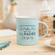 TAZA DEL POLO NORTE AL POLO SUR PADRE - MR WONDERFUL | 8435460711203 | MR WONDERFUL | Librería Castillón - Comprar libros online Aragón, Barbastro