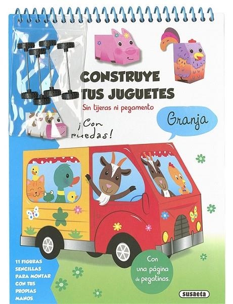 Granja. Construye tus juguetes sin tijeras ni pegamento | 9788467752793 | Susaeta, Equipo | Librería Castillón - Comprar libros online Aragón, Barbastro