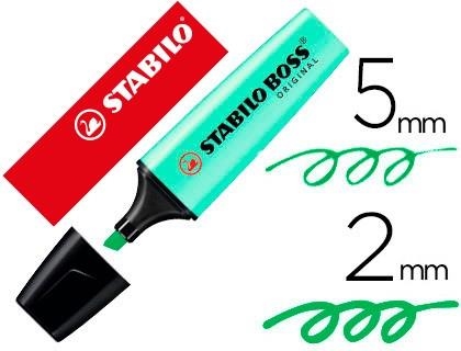 ROTULADOR FLUORESCENTE STABILO BOSS 70/116 PASTEL VERDE PIZCA DE MENTA | 4006381492263 | Librería Castillón - Comprar libros online Aragón, Barbastro