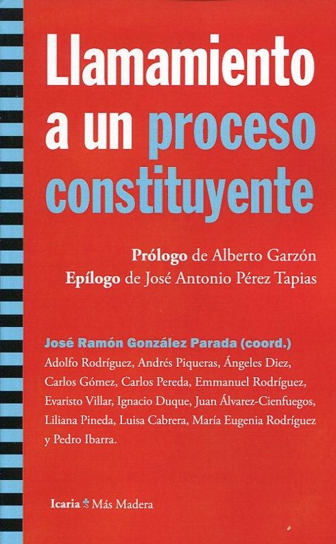 Llamamiento a un proceso constituyente | 9788498887716 | Varios autores | Librería Castillón - Comprar libros online Aragón, Barbastro