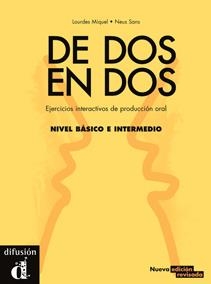 DE DOS EN DOS. NIVEL BASICO E INTERMEDIO | 9788484431374 | MIQUEL LOPEZ, LOURDES | Librería Castillón - Comprar libros online Aragón, Barbastro