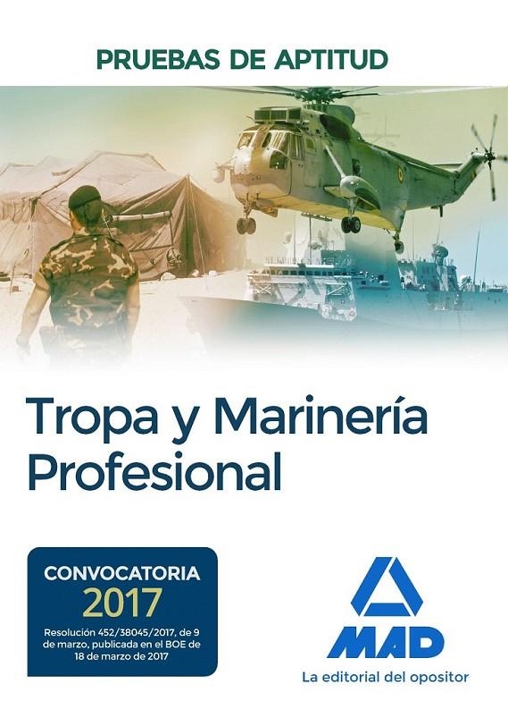 Pruebas de aptitud para el acceso a tropa y marinería profesional ED.2017 | 9788414206089 | AA.VV. | Librería Castillón - Comprar libros online Aragón, Barbastro