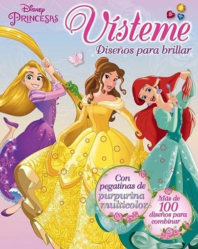 Princesas. Vísteme. Diseños para brillar | 9788499517629 | Disney | Librería Castillón - Comprar libros online Aragón, Barbastro