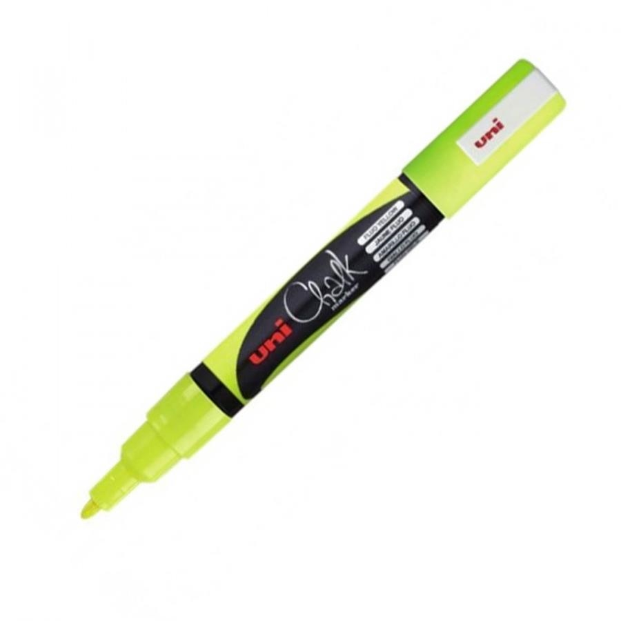 UNI CHALK MARKER PWE-3MS 0.9-1.3MM AMARILLO | 4902778175439 | Librería Castillón - Comprar libros online Aragón, Barbastro