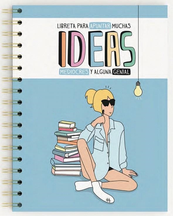 CUADERNO A5 MODERNA DE PUEBLO PARA APUNTAR MUCHAS IDEAS MEDIOCRES Y ALGUNA EXTRA | 8432715092520 | Librería Castillón - Comprar libros online Aragón, Barbastro