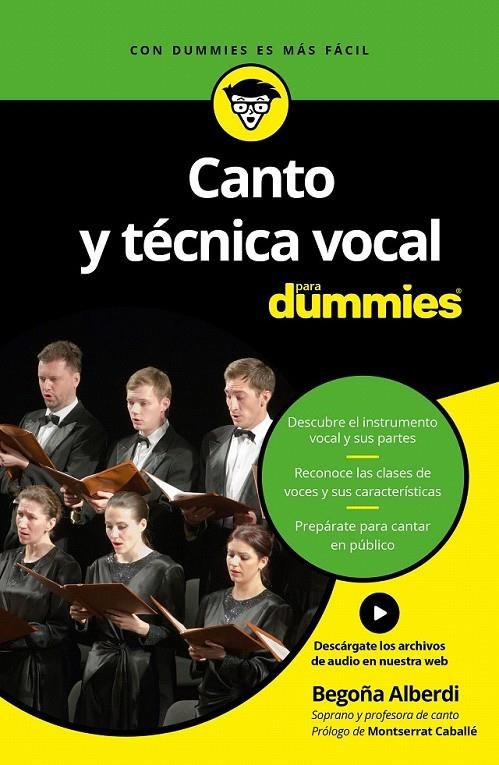 Canto y técnica vocal para Dummies | 9788432903663 | Alberdi de Miguel, Begoña | Librería Castillón - Comprar libros online Aragón, Barbastro