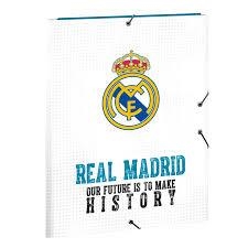 CARPETA FOLIO 3 SOLAPAS REAL MADRID 2017/18 511754068 | 8412688282845 | Librería Castillón - Comprar libros online Aragón, Barbastro