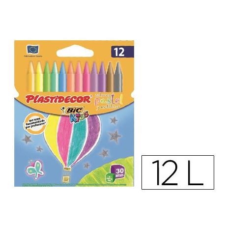 PLASTIDECOR 12 COLORES PASTEL Y METÁLICO | 0308612627382 | Librería Castillón - Comprar libros online Aragón, Barbastro