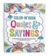 COLOR-IN BOOK QUOTES & SAYINGS 9" x 12 " | 9781943498055 | Librería Castillón - Comprar libros online Aragón, Barbastro