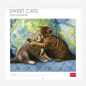 CALENDARIO PARED 2018 30x29 cm SWEET CATS CAL18031 | 8058093943959 | Librería Castillón - Comprar libros online Aragón, Barbastro