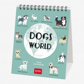 CALENDARIO SOBREMESA 2018 12x14.5 cm DOGS OF THE WORLD CAL18170 | 8058093945342 | Librería Castillón - Comprar libros online Aragón, Barbastro