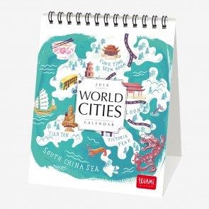 CALENDARIO SOBREMESA 2018 12x14.5 cm WORLD CITIES CAL18166 | 8058093945304 | Librería Castillón - Comprar libros online Aragón, Barbastro