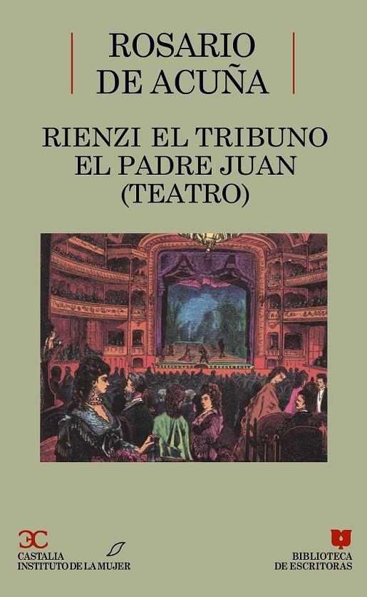 Rienzi el tribuno. El padre Juan (Teatro) | 9788470395635 | Acuña, Rosario de | Librería Castillón - Comprar libros online Aragón, Barbastro