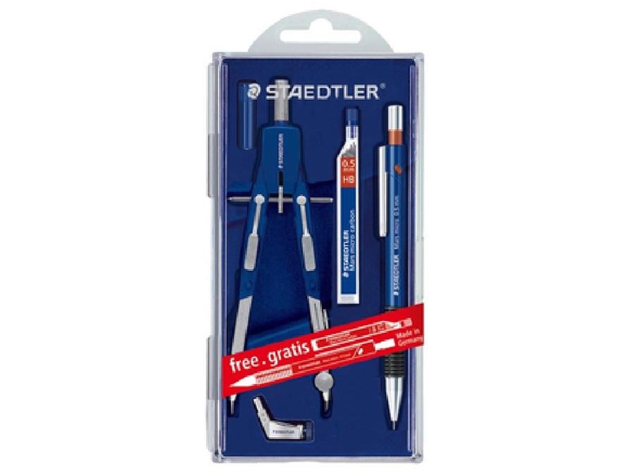 COMPAS STAEDTLER 552 COMFORT 552 01 PR1 (PACK BIGOTERA + PORTAMINAS) | 4007817015759 | Librería Castillón - Comprar libros online Aragón, Barbastro