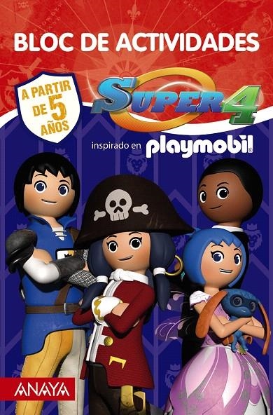 Super 4 - Bloc de actividades | 9788469834565 | Playmobil | Librería Castillón - Comprar libros online Aragón, Barbastro