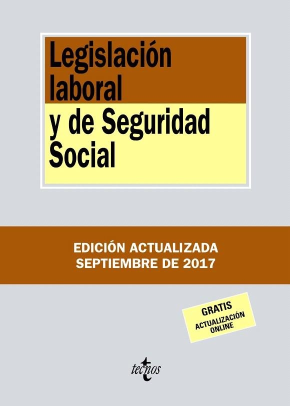 Legislación laboral y de Seguridad Social | 9788430971817 | Editorial Tecnos | Librería Castillón - Comprar libros online Aragón, Barbastro