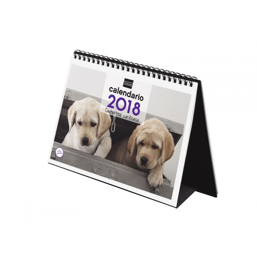 CALENDARIO FINOCAM 780321518 SOBREMESA 2018 CACHORROS+ | 8422952154112 | Librería Castillón - Comprar libros online Aragón, Barbastro