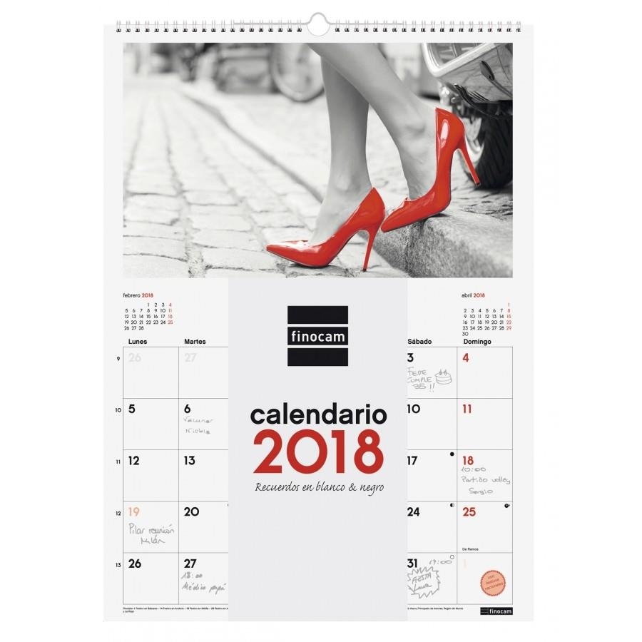 CALENDARIO FINOCAM 780551618 PARED ESPIRAL 2018 RECUERDOS EN BLANCO Y NEGRO+ | 8422952155683 | Librería Castillón - Comprar libros online Aragón, Barbastro