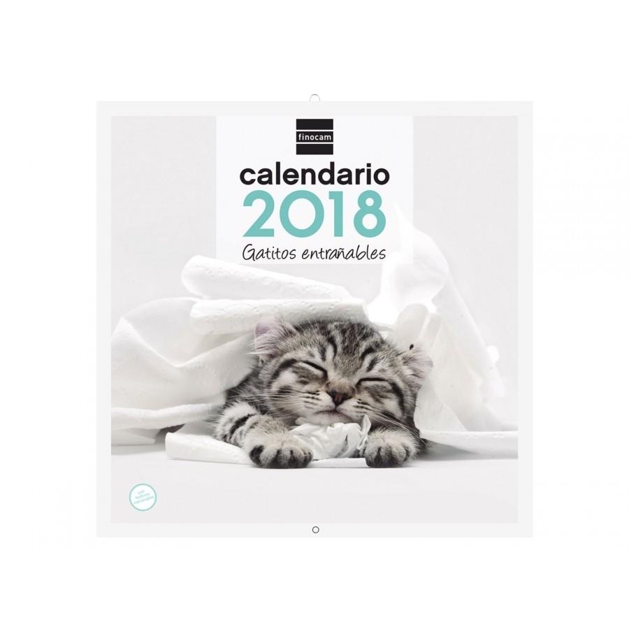 CALENDARIO FINOCAM 780301718 PARED 2018 GATITOS ENTRAÑABLES+ | 8422952154327 | Librería Castillón - Comprar libros online Aragón, Barbastro