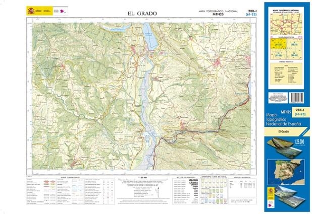 MAPA MTN 25. Hoja 288-I, El Grado | 9788441627659 | INSTITUTO GEOLOGICO MINERO DE ESPAÑA | Librería Castillón - Comprar libros online Aragón, Barbastro