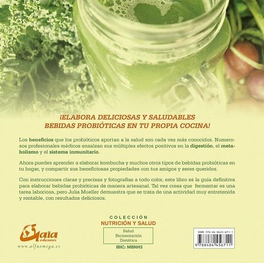 Bebidas probióticas | 9788484456711 | Mueller, Julia | Librería Castillón - Comprar libros online Aragón, Barbastro