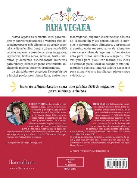 Mamá vegana | 9788415292616 | Virtue, Doreen/Ross, Jenny | Librería Castillón - Comprar libros online Aragón, Barbastro