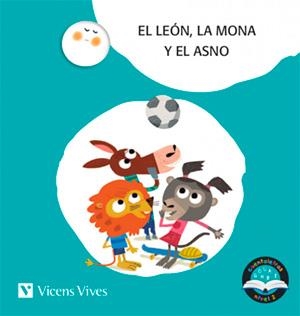 EL LEON LA MONA Y EL ASNO N CUENTALETRAS LETRA DE PALO 2 | 9788468249858 | MORENO ROIG, D.; RODRÍGUEZ JORDANA, Ma.C. | Librería Castillón - Comprar libros online Aragón, Barbastro