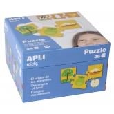 PUZZLE APLI EL ORIGEN DE LOS ALIMENTOS 36 PIEZAS 14360 | 8410782143604 | CHUNG, JULIEN | Librería Castillón - Comprar libros online Aragón, Barbastro